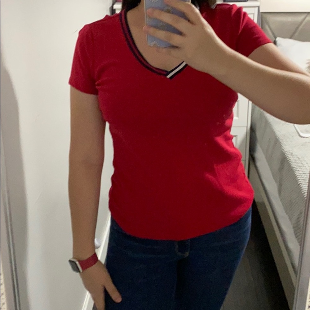 Red tee